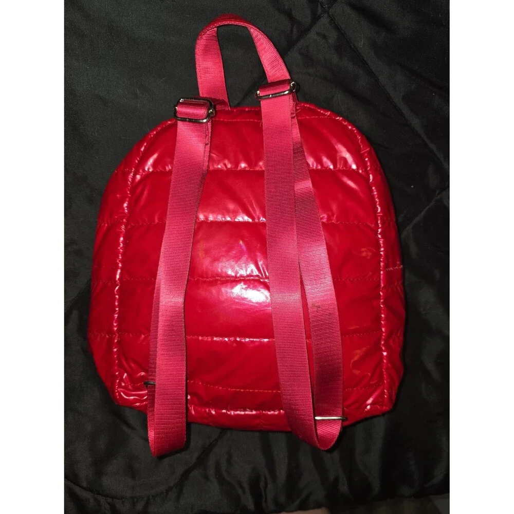 Coca cola officially licensed red puffer mini backpack bookbag bag tote purse!